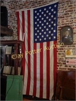 Huge Embroidered American Flag