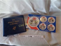 Princess Diana Stamps & Coaster Set