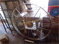 Large Iron Wagon Wheel