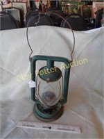 Vintage Metal Lantern with Globe