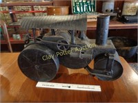 Original Antique Roller Tractor Toy