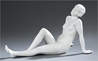 Rosenthal Bisque Porcelain figurine, nude, 20th c.