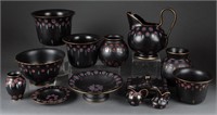 13 Gouda Pottery pieces, Zwaro, Circa 1950.