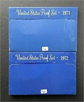 1971 & 1972 US. Mint Proof sets