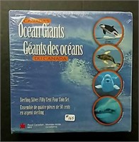 1998 Canadian 4 coin Ocean Giants set