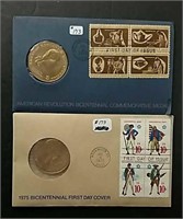1972, 72, 73 & 75 Comm. medals & stamps