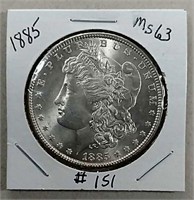 1885 Morgan Dollar  MS