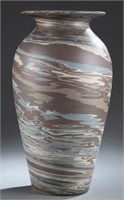 Eagle Pottery, Niloak, Mission Swirl Vase, 20th c.