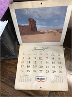 1960 Mobile Oil Calendar
