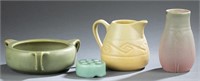 4 Rookwood Pottery pieces, 20th century.