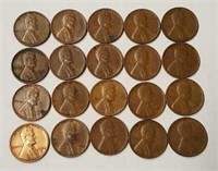 20 Lincoln Wheat Pennies #3