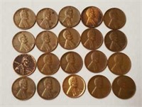 20 Lincoln Wheat Pennies #2