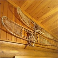 Pair of Vintage A F H co. Wallingford VT snowshoes