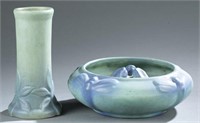 3 Van Briggle Pottery pieces, c. 1930/40s.