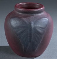Van Briggle Pottery, butterfly vase, 20th century.