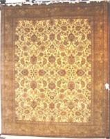 India Kashmar Wool Rug 8' x 9'11"