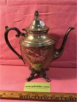Vintage Silver Plate Tea / Water Pot Pitcher