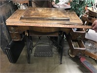 Antique New Home Treadle Sewing Machine