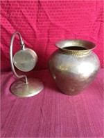 India Brass? Clock and Pot