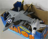 2 Military Aircraft Toys - Longest Is 10.5"