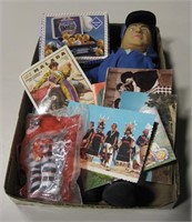 Collectibles - Doll, Post Cards & Baseball Tin