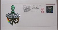 Roswell UFO Encounter Hologram First Day Cover