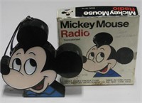 Vtg Mickey Mouse Transistor Radio Model 179