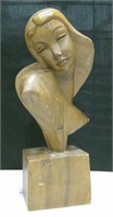 12" Tall Madonna Wood Carving