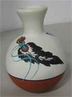5.25" Tall Acoma Native American Painted Vase
