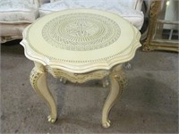 Heavy Carved Side Table