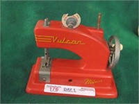 VULCON MINOR ENGLISH SEWING MACHINE - RED 6.5X5.5