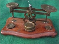 MINI SCALE CIR 1870S - 7.5X3.5IN - WITH WEIGHTS