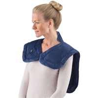The Cordless Neck and Shoulder Heat Wrap, Navy