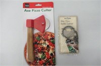 Axe Pizza Cutter And Bike Chain Bottle Opener