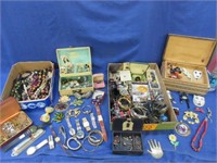 estate lot of costume jewelry (hines estate)