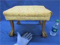 old footstool (ball-in-claw feet)