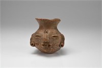 Probably a Pre Columbian pottery globular pot