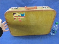 vintage brown suitcase