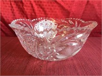 Cut Crystal Candy Bowl