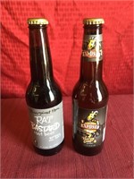 Rat Bastard & Horny Goat Beer Bottles