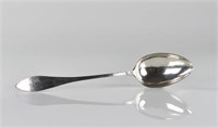 Large Norwegian silver serving spoon