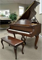 STEINWAY AND SONS PIANO AND BENCH ( STOCK PHOTO )
