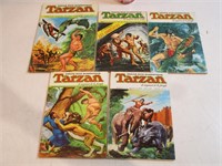 5 comics Tarzan 1975