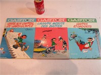 3 bande dessinées Gaston Lagaffe