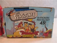 50 paquets de stickers Flintstones 1993