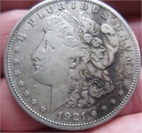 1921-S morgan silver dollar