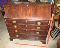 early antique drop front secretary desk