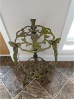 Wrought Iron Rose Plant Stand