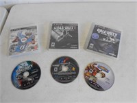 6 count PS3 Playstation games