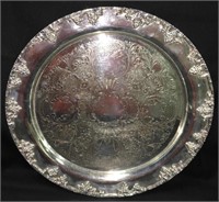 Roman Silversmiths Silver Plate Charger